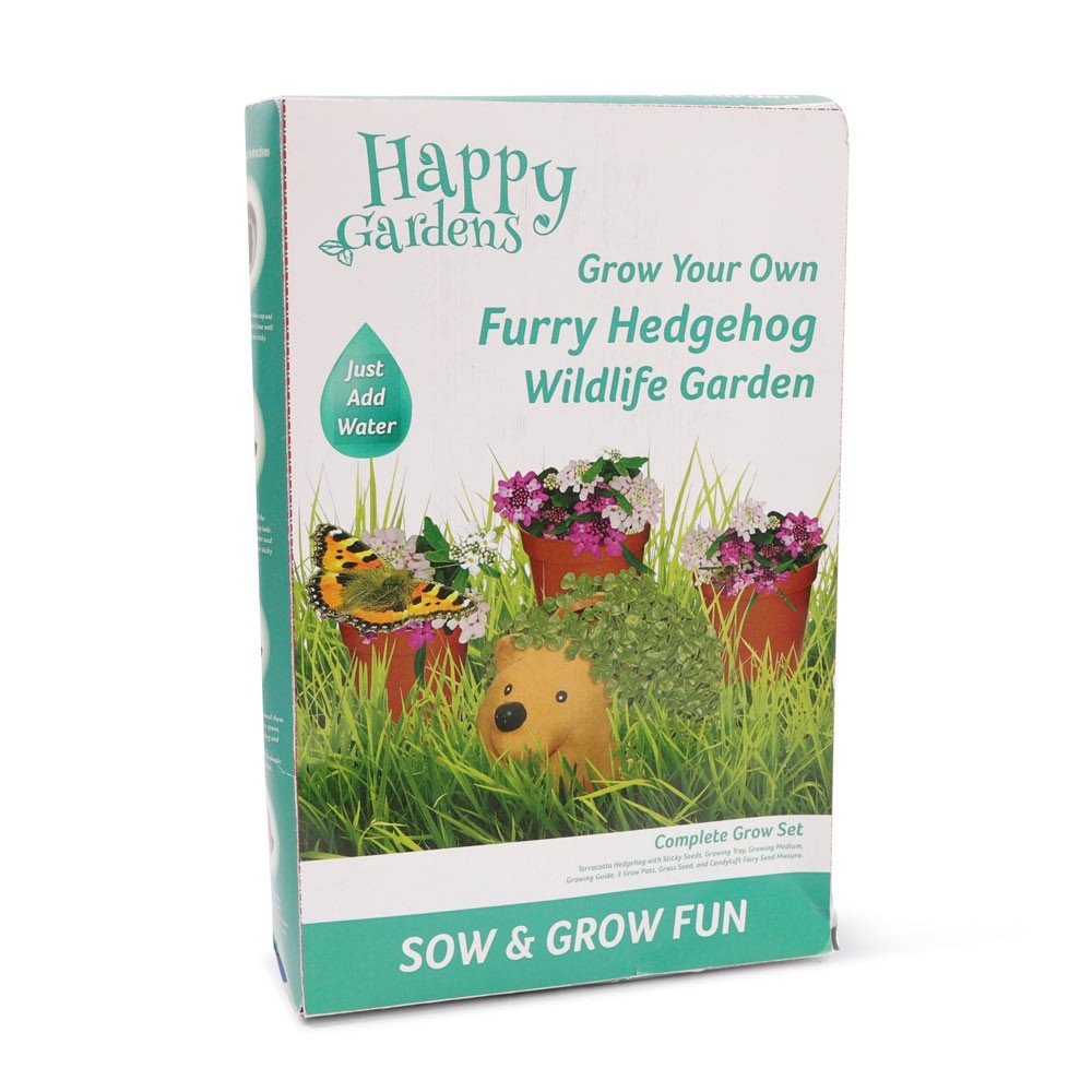 Grow Your Own Furry Hedgehog Wildlife Garden Kit