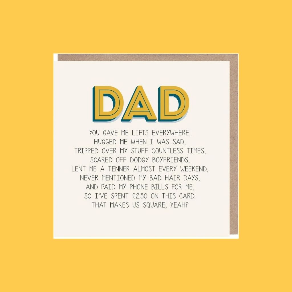 DAD - Father's Day Card