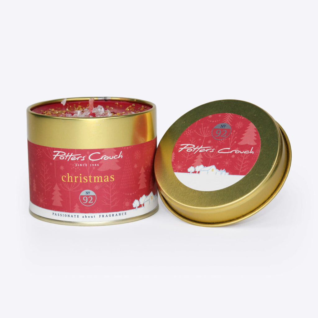 Potter's Crouch Christmas Tree Scented Candle Tin